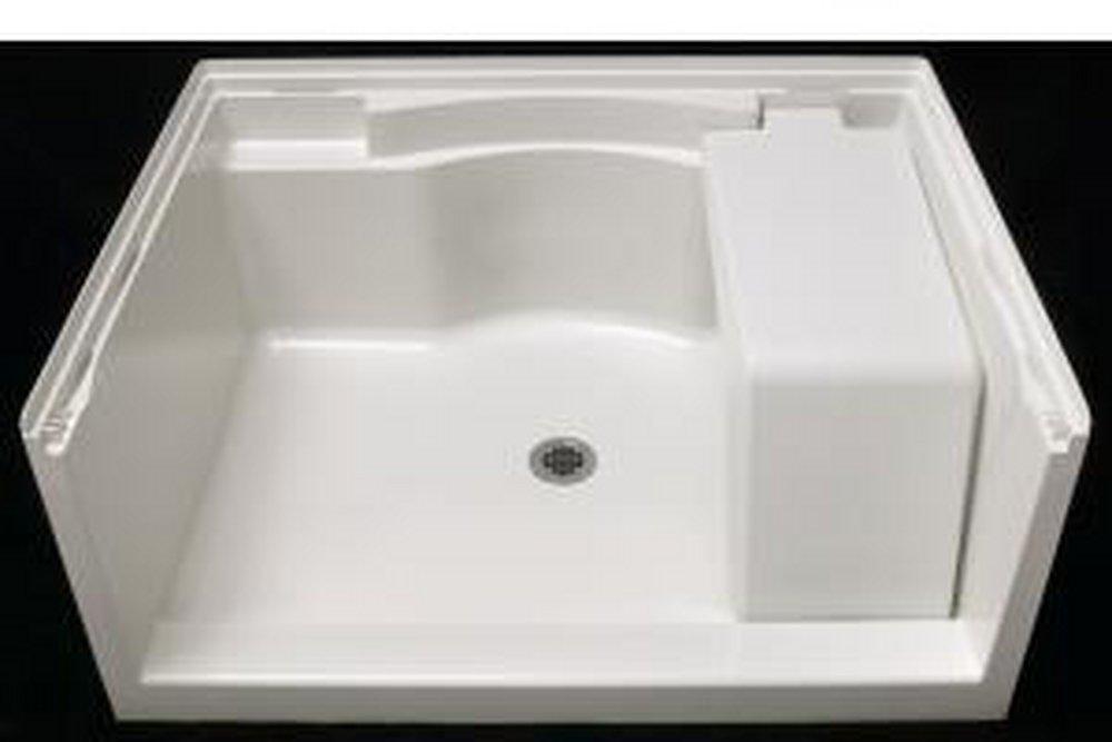 Sterling Accord® 48 in. x 36 in. Shower Base with Center Drain in White