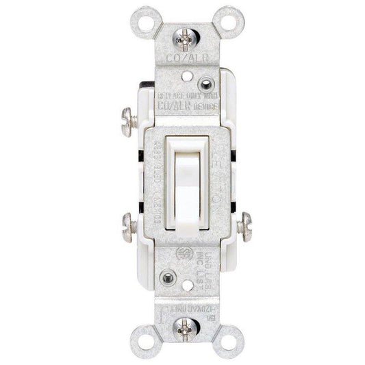 15 Amp 120 V 3-Way Switch in White
