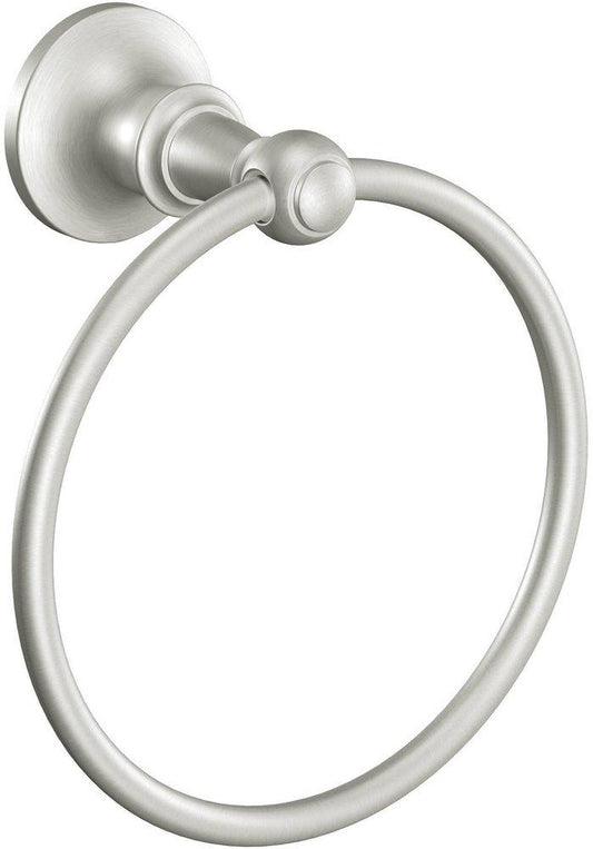 Moen Vale™ Round Closed Towel Ring in Brushed Nickel
