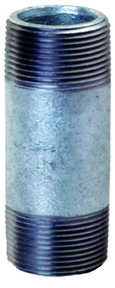 1 x 36 in. MPT Schedule 40 Welded Galvanized Carbon Steel Ready Cut Pipe