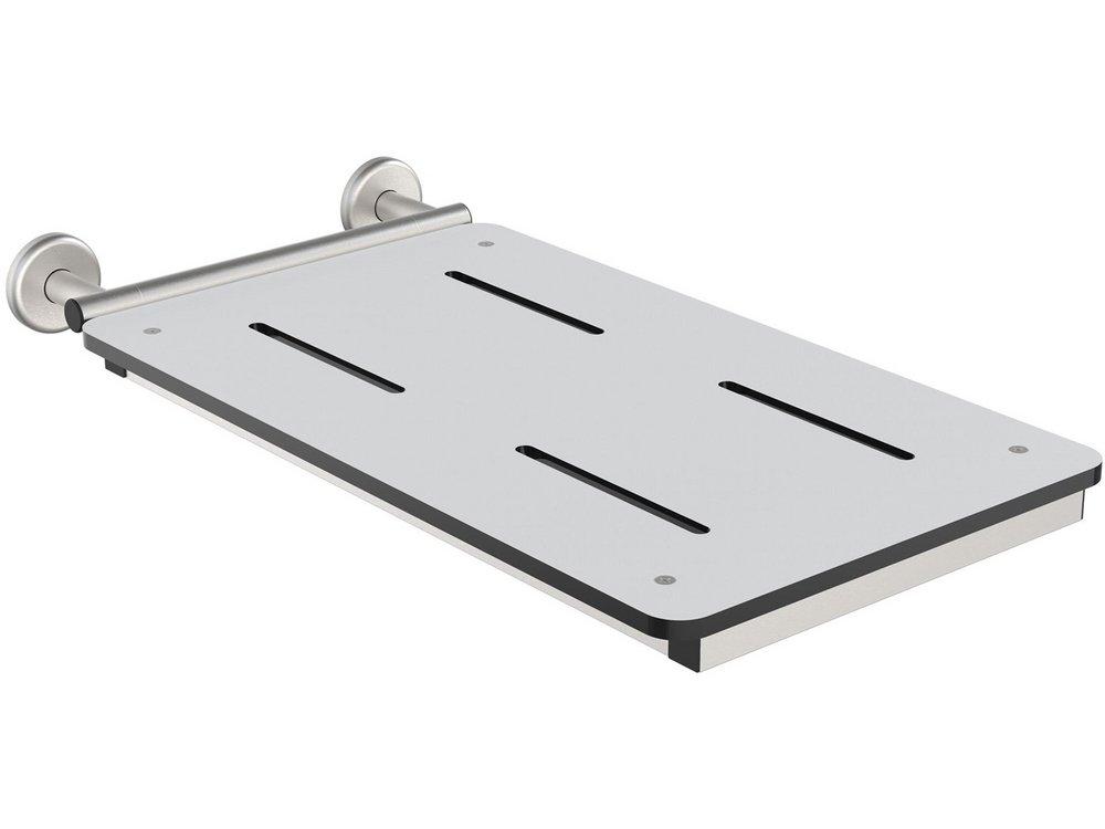 29 x 15 in. Permanent End Mount Tub Seat Phenolic in White