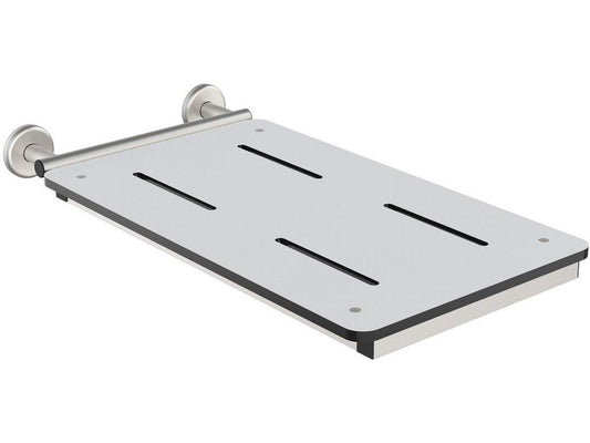 29 x 15 in. Permanent End Mount Tub Seat Phenolic in White