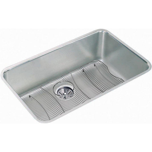 Elkay Lustertone® 30-1/2 in. Undermount Stainless Steel Single Bowl Kitchen Sink in Lustrous Satin