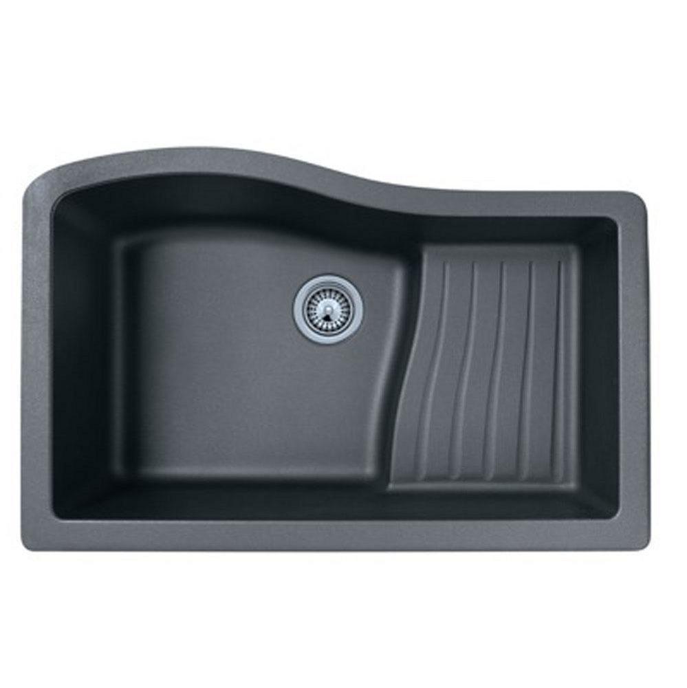 Swan Corporation Ascend® 1 Hole Single Bowl Kitchen Sink in Espresso