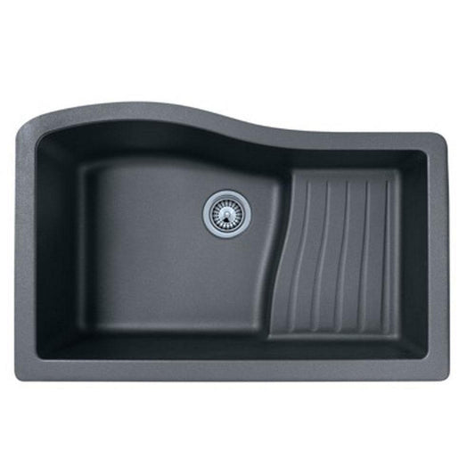 Swan Corporation Ascend® 1 Hole Single Bowl Kitchen Sink in Espresso