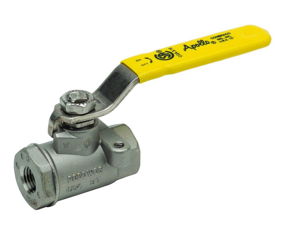 Apollo Valves 76-100 Series 1/4 in. CF8M Stainless Steel Full Port Lever Lock FNPT 1500# Ball Valve