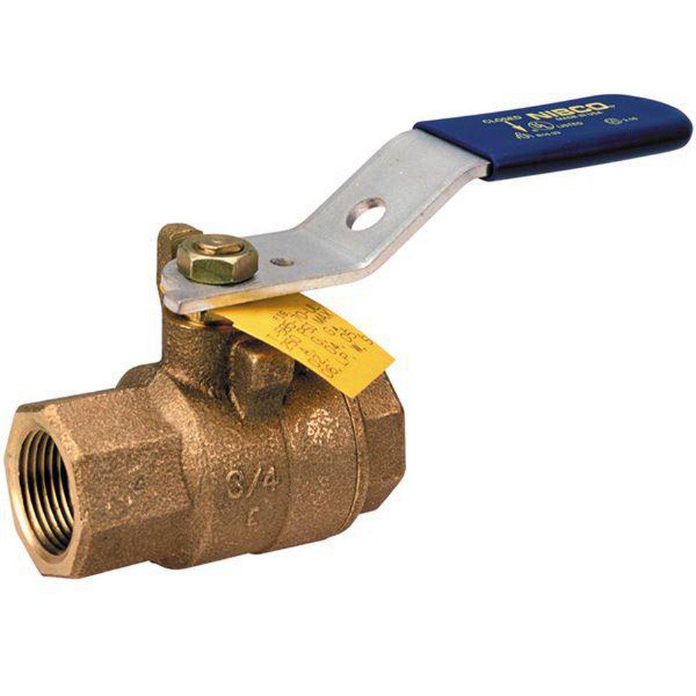 NIBCO T-585-70-UL 3/4 in. DZR Bronze Full Port NPT 250# Ball Valve