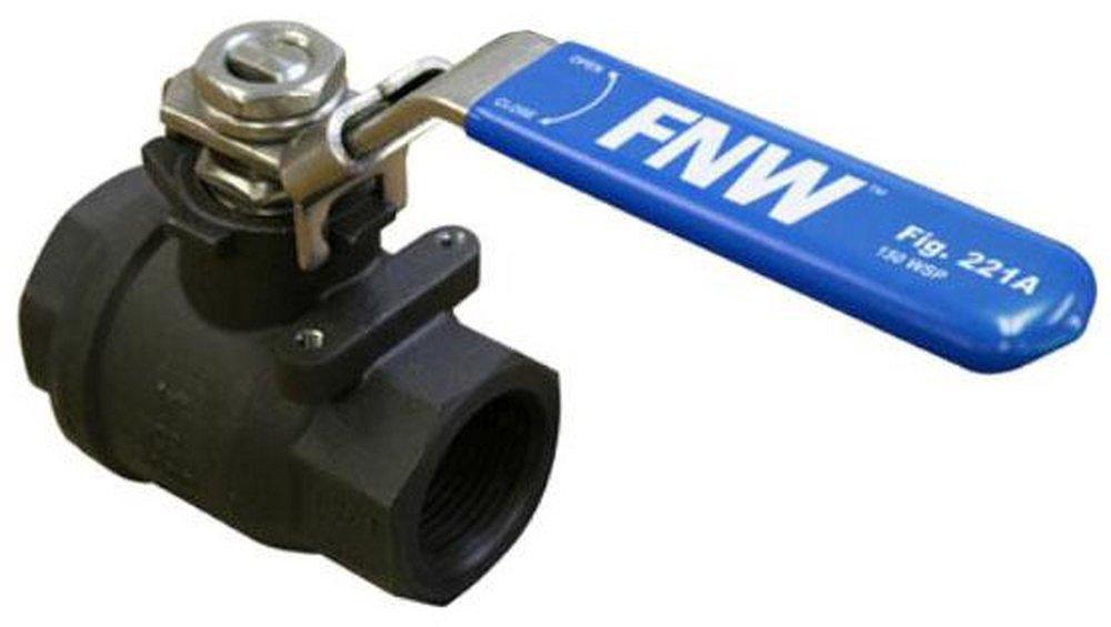 FNW® Figure 221A 1 in. Carbon Steel Full Port FPT 2000# Ball Valve