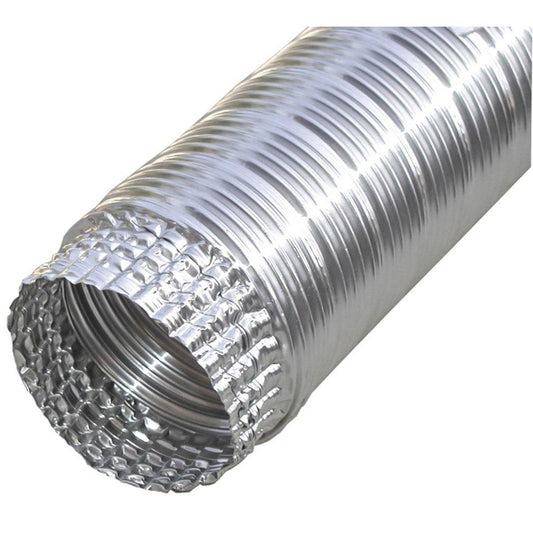 5 in. x 8 ft. Silver Uninsulated Flexible Air Duct