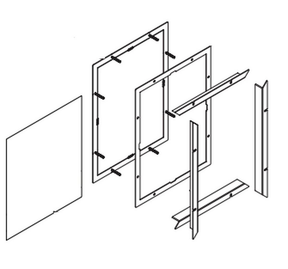 16-1/4 in Side Return Kit - for use with 1.5 - 5 Ton Air Handlers