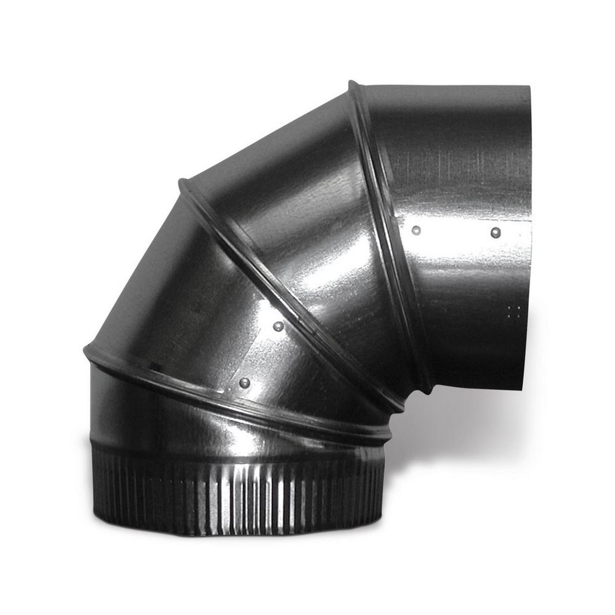 4 in. 26 ga 90 Degree Duct Elbow