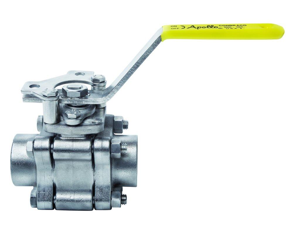 Apollo Valves 86B-200 Series 1 in. CF8M Stainless Steel Full Port Socket Weld 600# Ball Valve