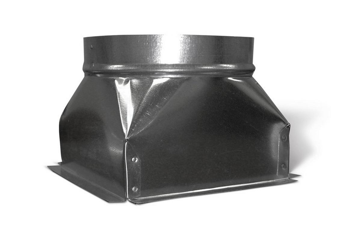 16 x 16 in. Boot Galvanized Steel 30 ga