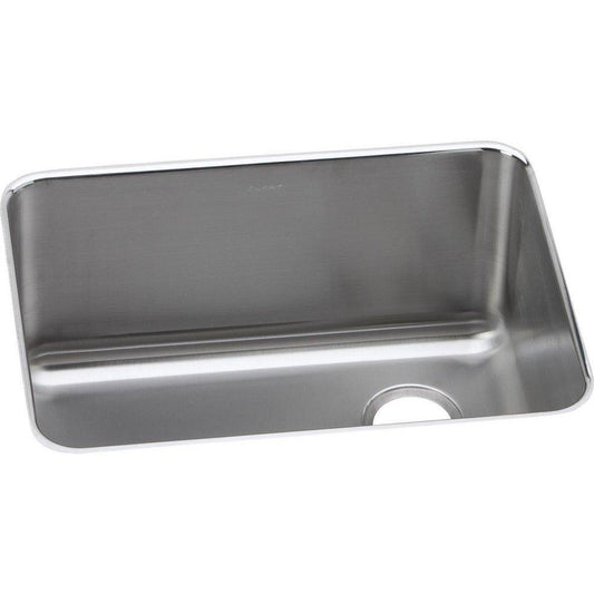 Elkay Lustertone® 25-1/2 in. Undermount Stainless Steel Single Bowl Kitchen Sink in Lustrous Satin