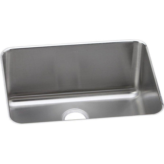 Elkay Lustertone® 25-1/2 in. Undermount Stainless Steel Single Bowl Kitchen Sink in Lustrous Satin
