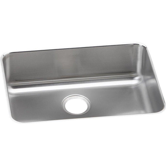 Elkay Lustertone® 25-1/2 in. Undermount Stainless Steel Single Bowl Kitchen Sink in Lustrous Satin
