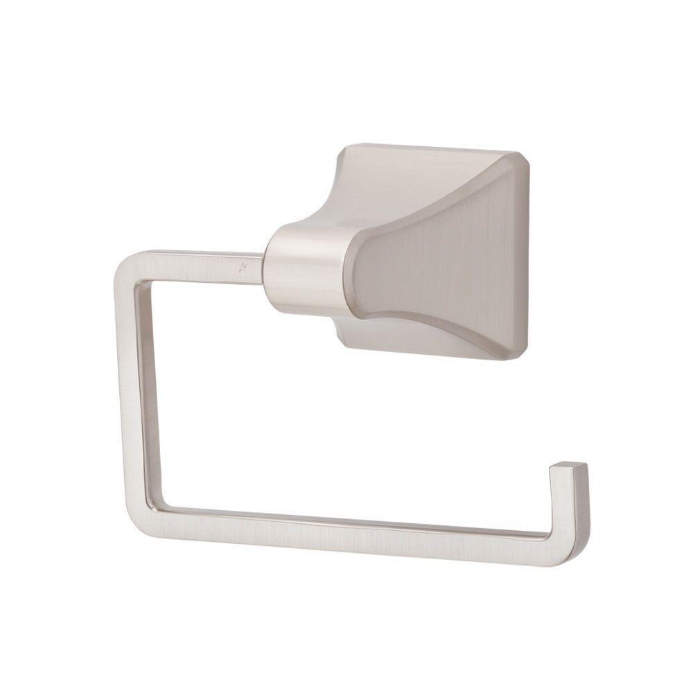 Pfister Park Avenue™ Concealed Mount and Wall Mount Toilet Tissue Holder in Brushed Nickel