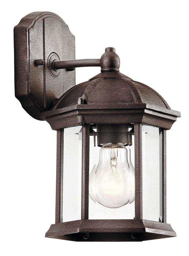 Kichler Lighting Barrie 11 in. 100W 1-Light Medium Base Lantern in Tannery Bronze