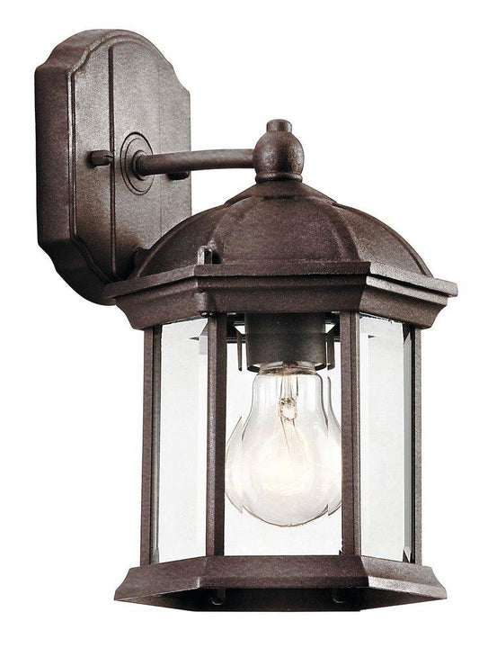 Kichler Lighting Barrie 11 in. 100W 1-Light Medium Base Lantern in Tannery Bronze