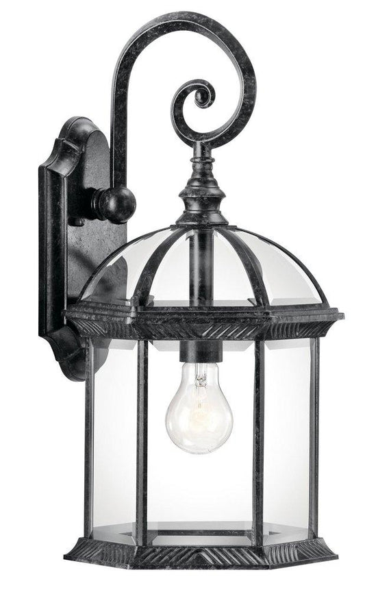 Kichler Lighting Barrie 100 W 1-Light Medium Outdoor Bracket in Black