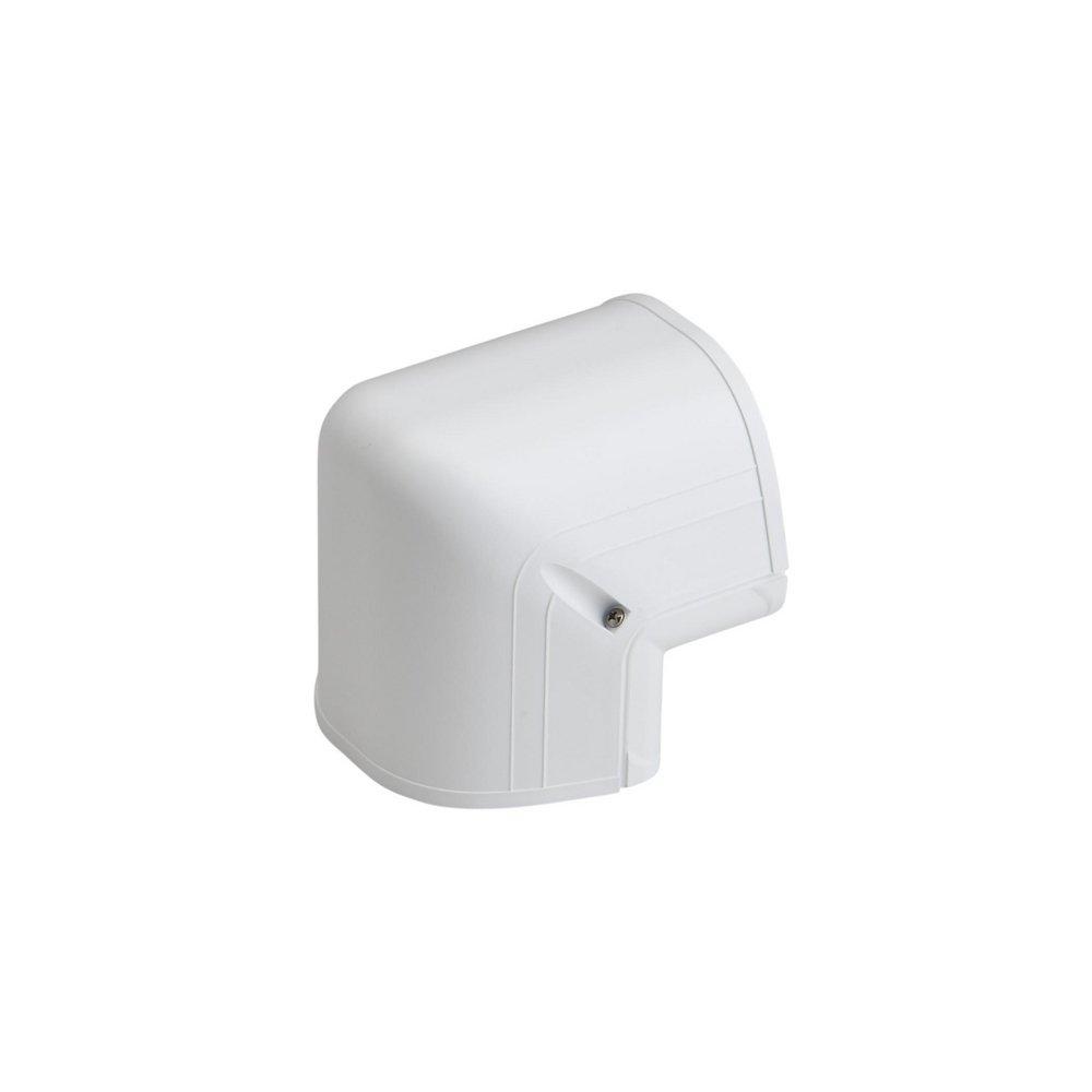 5 x 4-1/2 in. Line Set Cover System Plastic in White