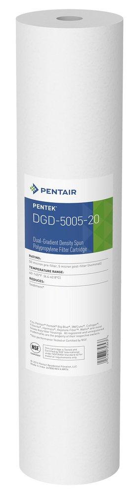Pentair® Big Blue DGD-5005-20 5 Micron Dual Gradient Sediment Filter Cartridge