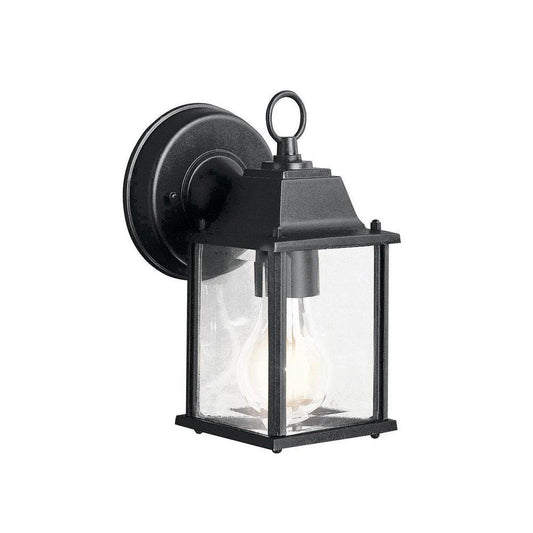 Kichler Lighting Barrie 4-3/4 in. 100W 1-Light Outdoor Wall Lantern in Black