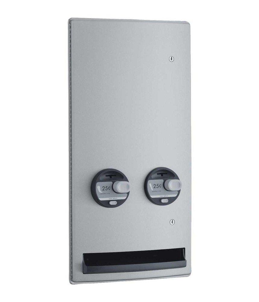 25-7/8 in. Surface Mount Napkin and Tampon Vendor in Stainless Steel