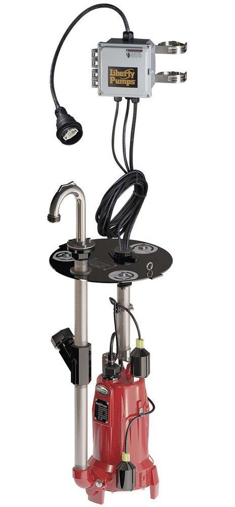 Liberty Pumps LSG Series 2 hp 208/230V Horizontal Grinder Pump with 10 ft. Cord