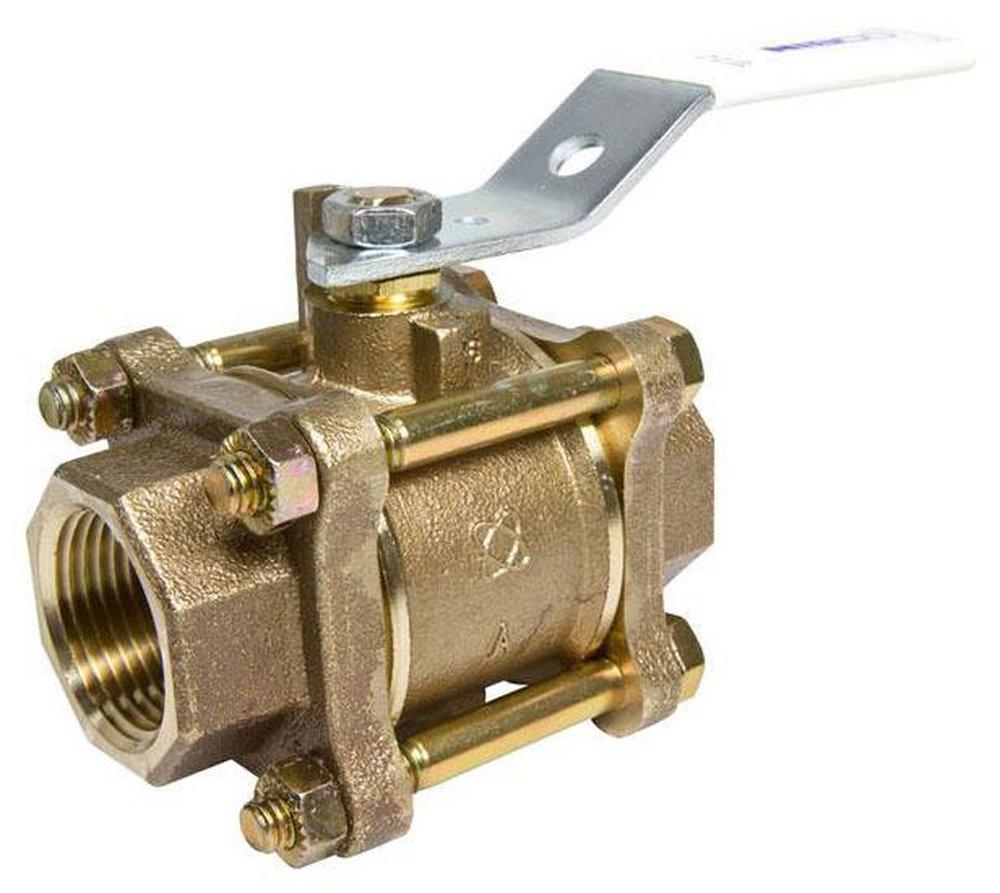 NIBCO T-595-Y-66-LF 3/4 in. DZR Silicon Bronze Full Port NPT 600# Ball Valve