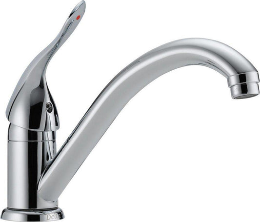 Delta Faucet HDF Commercial® Single Handle Kitchen Faucet in Chrome