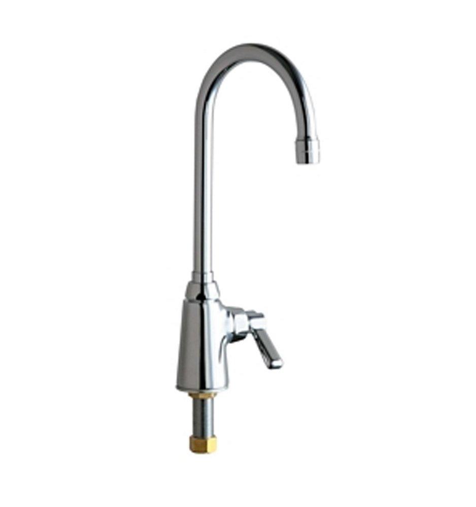 Single Handle Kitchen Faucet in Polished Chrome