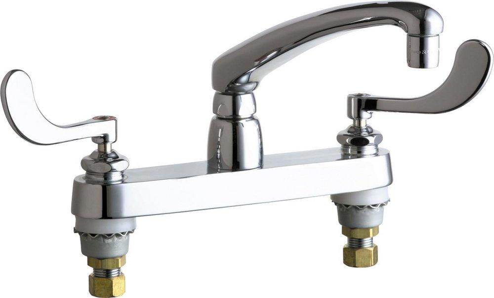 Two Handle Kitchen Faucet in Polished Chrome