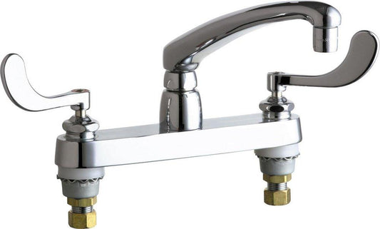 Two Handle Kitchen Faucet in Polished Chrome