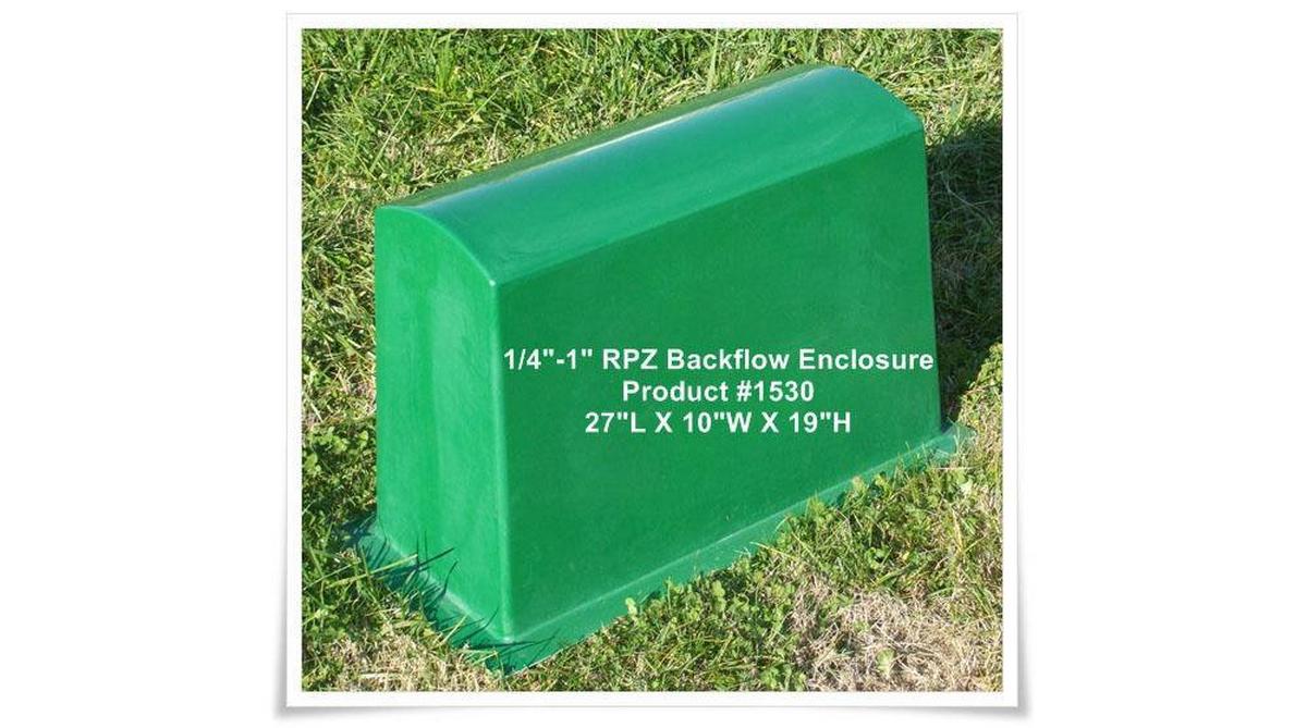 27 x 10 x 19 x 1/4-1 in. RPZ Backflow Enclosure