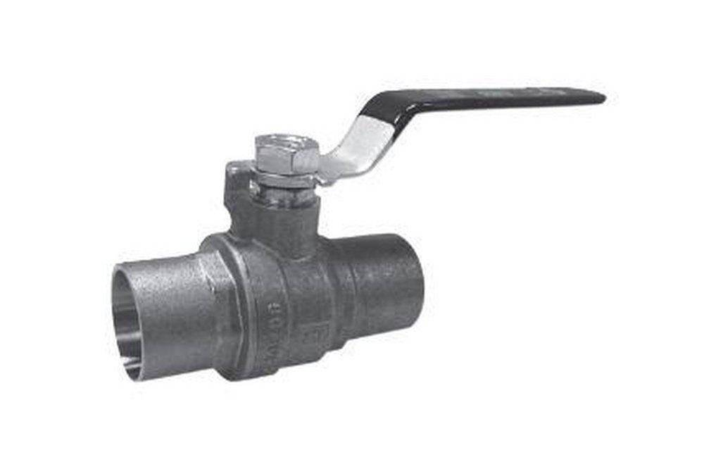 Red-White Valve Figure 5595AB 1 in. Brass Full Port Solder 600# Ball Valve