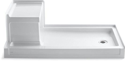 KOHLER Tresham® 60 in. x 32 in. Shower Base with Right Drain in White