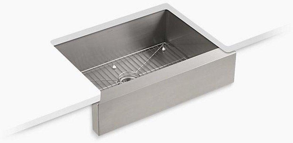 KOHLER Vault™ 29-1/2 in. Undermount Stainless Steel Single Bowl Kitchen Sink