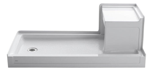 KOHLER Tresham® 60 in. x 32 in. Shower Base with Left Drain in White