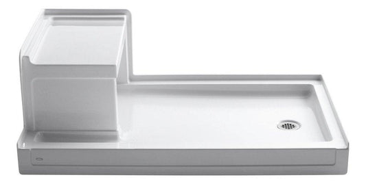 KOHLER Tresham® 60 in. x 36 in. Shower Base with Right Drain in White