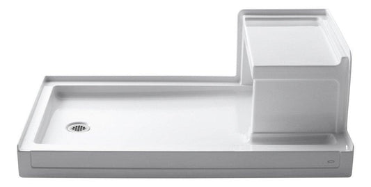 KOHLER Tresham® 60 in. x 36 in. Shower Base with Left Drain in White