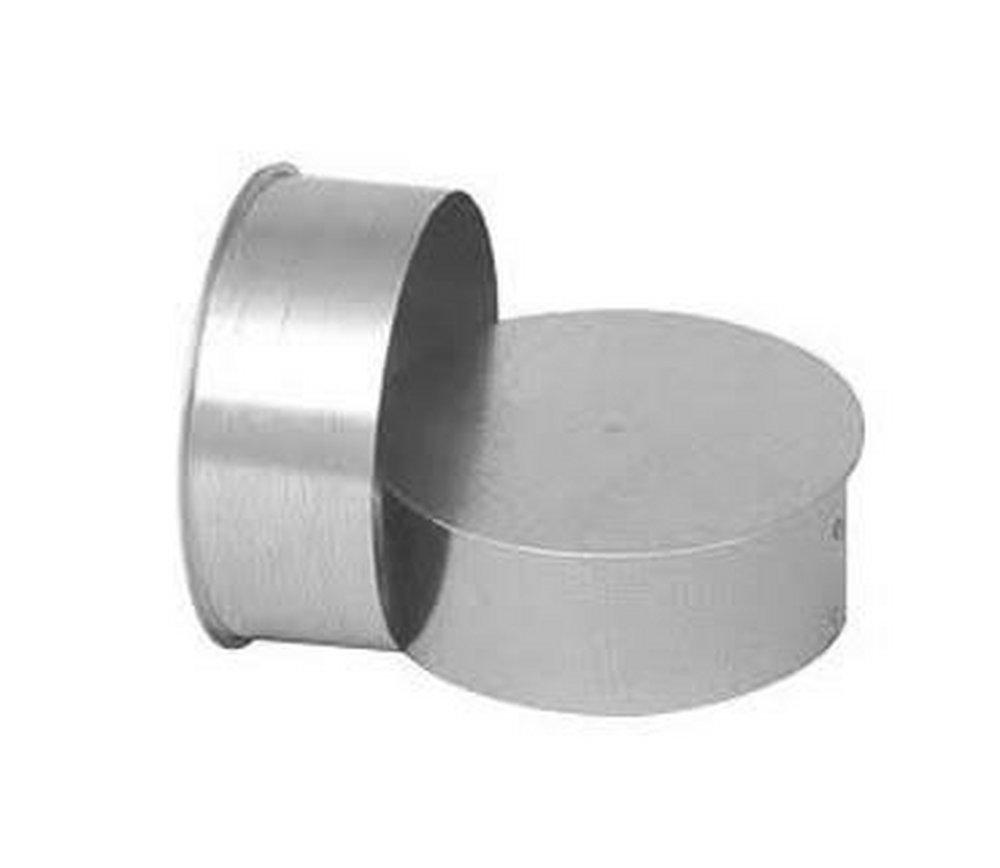 3 in. Aluminum Duct Cap in Round Duct