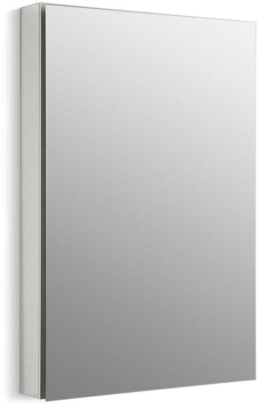 KOHLER Catalan® 35-3/8 in. Surface Mount and Recessed Mount Medicine Cabinet in Satin Anodized Aluminum