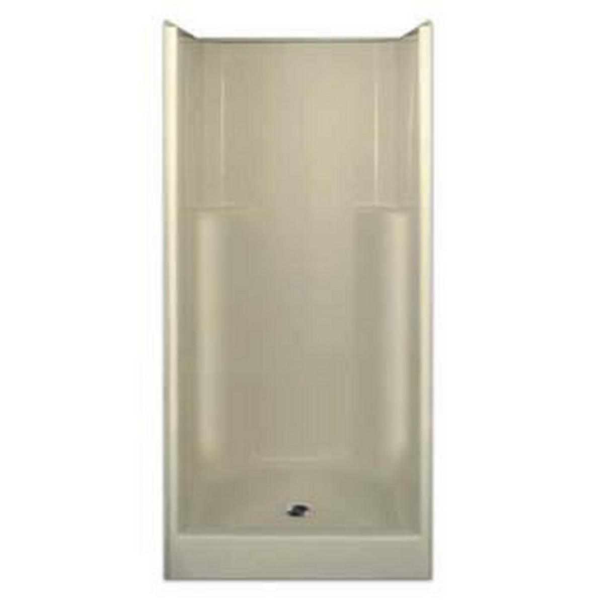 Aquarius Industries Luxury Gelcoat Series 36 x 36 x 78-3/4 in. Alcove Shower Unit in White