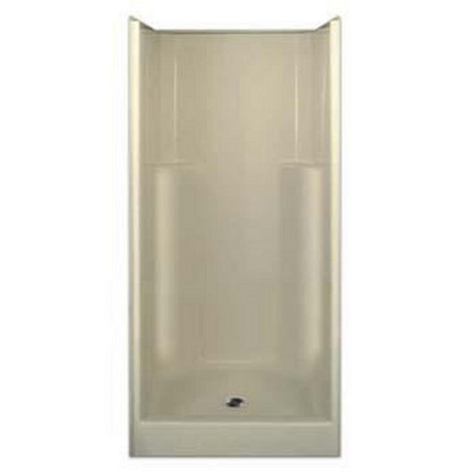Aquarius Industries Luxury Gelcoat Series 36 x 36 x 78-3/4 in. Alcove Shower Unit in White