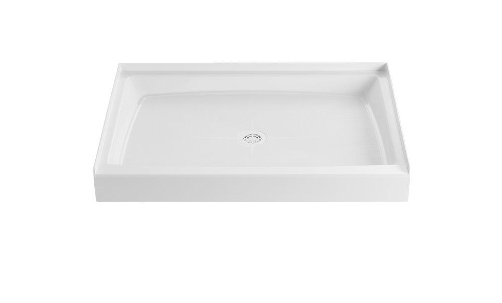 PROFLO® Morenci 42 in. x 34 in. Shower Base with Center Drain in White