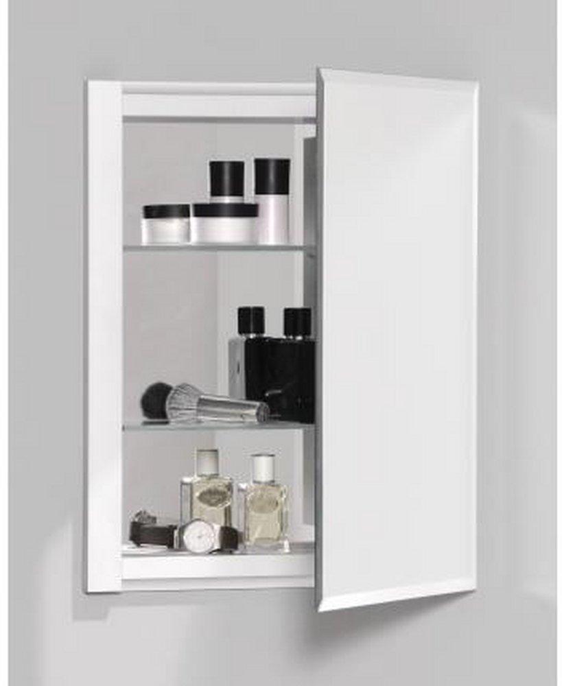 Robern R3 Series 20-1/8 in. Surface Mount and Recessed Mount Medicine Cabinet in Satin Anodized Aluminum