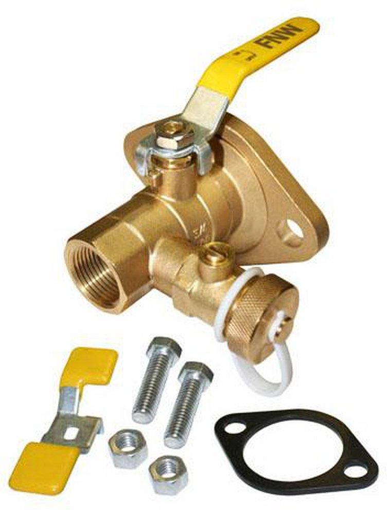 FNW® Figure 490D 1 in. Brass Full Port FPT 600# Pump Isolation Ball Valve
