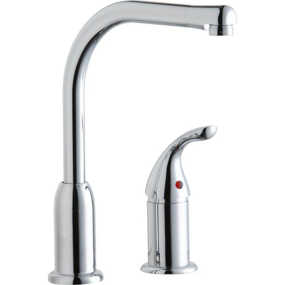Elkay Everyday Single Handle Kitchen Faucet in Polished Chrome