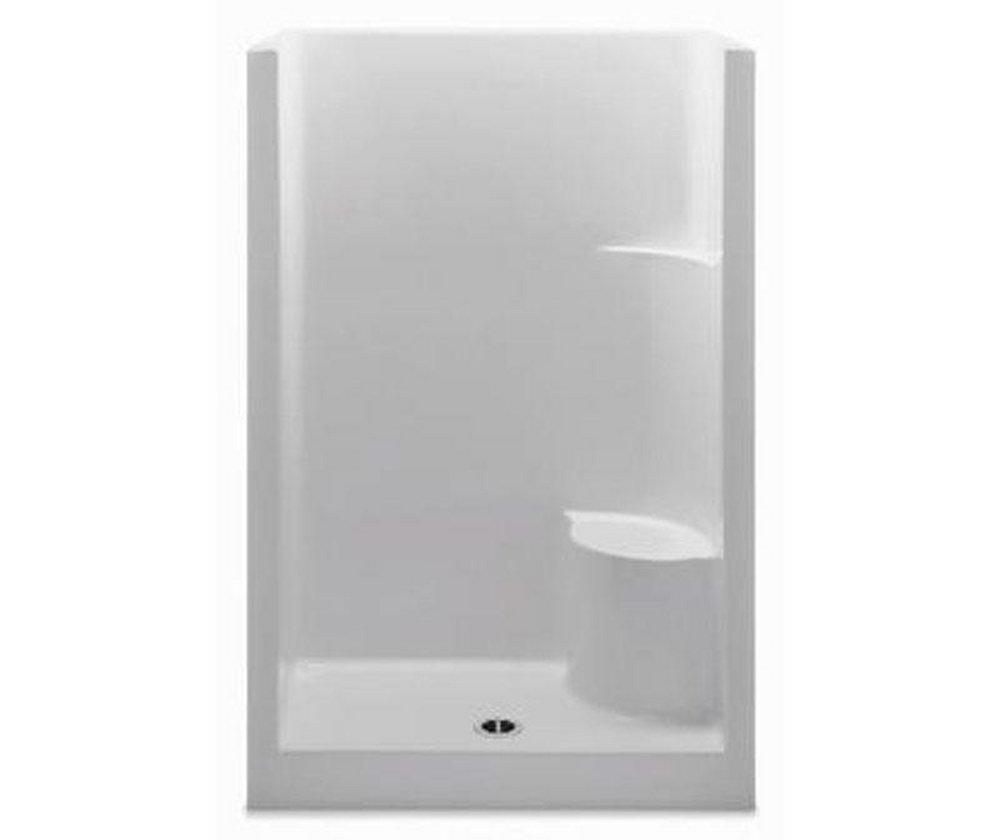 Aquatic Everyday 48 x 35 in. Alcove Shower Unit in White